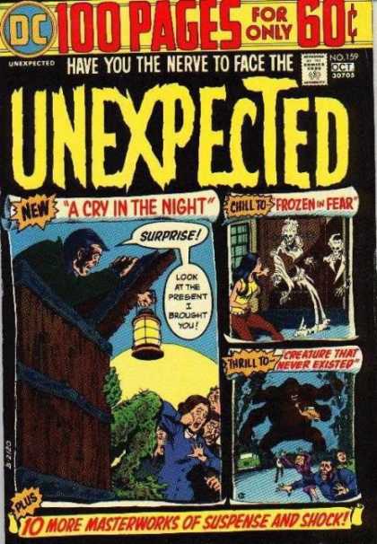 Tales of the Unexpected 159 - 100 Pages - Masterworks Of Suspense - Cry In The Night - Frozen In Fear - Creature