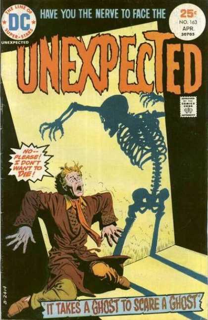 Tales of the Unexpected 163 - Skeleton - Shadow - Ghost - Dc - The Line Of Superstars