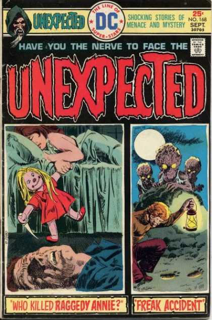 Tales of the Unexpected 168 - Freak Accident - Asleep - Full Moon - Footprints - Lantern