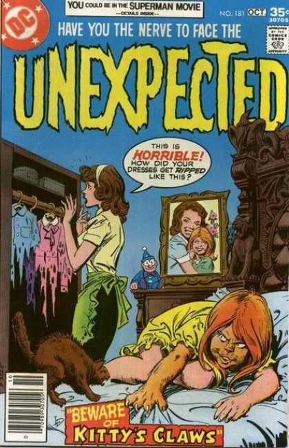 Tales of the Unexpected 181 - Dc - Woman - Portrait - Wardrobe - Comics Code