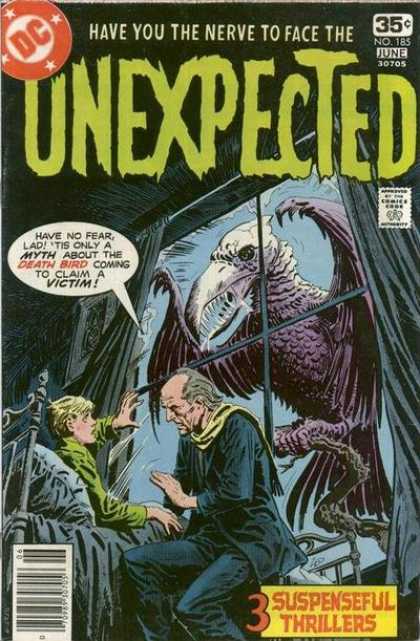 Tales of the Unexpected 185 - Death Bird - Thrillers - Myth - Haunted Mansion - Razor Teeth