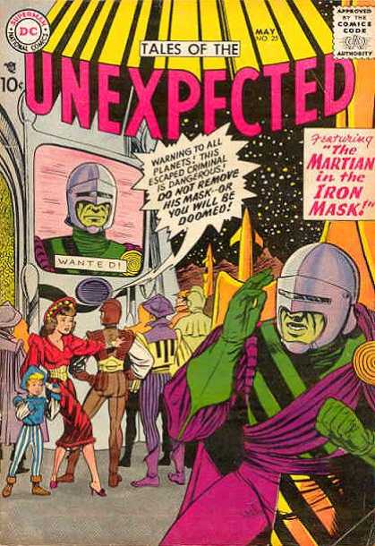 Tales of the Unexpected 25 - Martian - Iron Mask - Wanted - Fugitive - Doomed - Lou Cameron