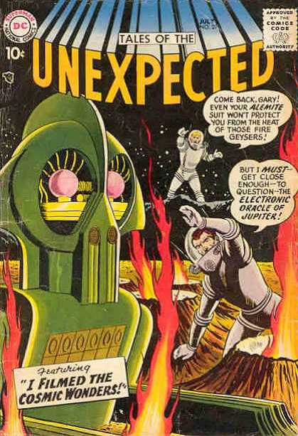 Tales of the Unexpected 27 - I Filmed Cosmic Wonders - Come Back - Green - Comic Code - Dc