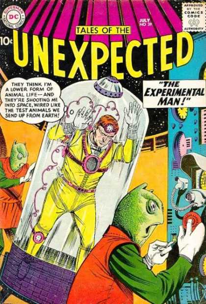 Tales of the Unexpected 39 - Aliens - Space - Approved By The Comics Code Authority - Dc - Superman