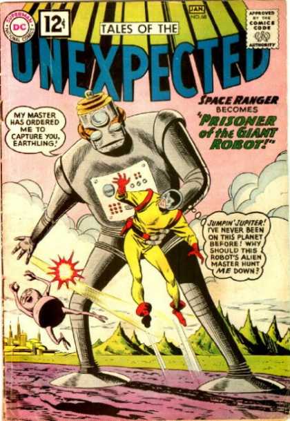 Tales of the Unexpected 68 - Space Ranger - Prisoner - Giant Robot - Dc Comics - Jumpin Jupiter
