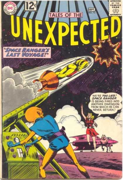 Tales of the Unexpected 72 - Space Ranger - Last Voyage - Rocket - Alien - Black Hole