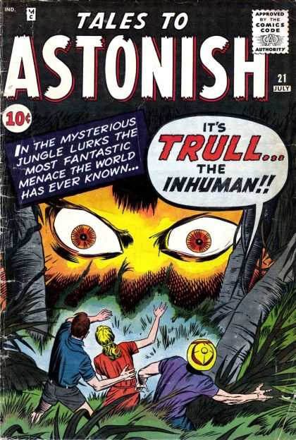 Tales to Astonish 21 - Huge - Terrified - Blood Curling - Jungle - Scary - Jack Kirby
