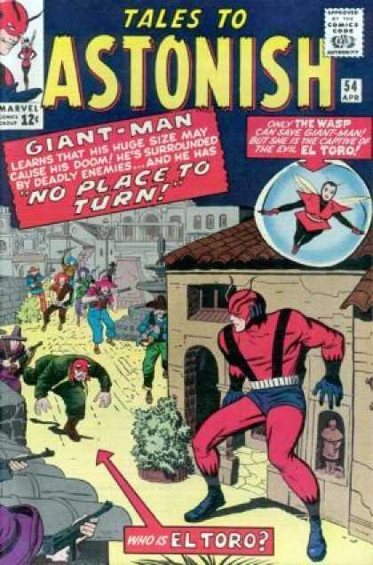 Tales to Astonish 54 - Giant-man - The Wasp - El Toro - Doom - Deadly Enemies - Jack Kirby