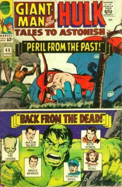 Tales to Astonish 68 - The Incredible Hulk - Giant Man - Peril From The Past - Back From The Dead - Marvel Comics - Jack Kirby