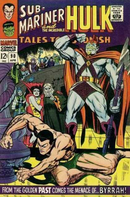 Tales to Astonish 90 - Sub-mariner - Hulk - Byrrah - Atlantis - Prince Namor - Jack Kirby