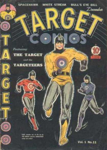 Target Comics 11 - Vol 1 No 11 - Spacehawk - White Streak - Bulls Eye Bill - December Issue