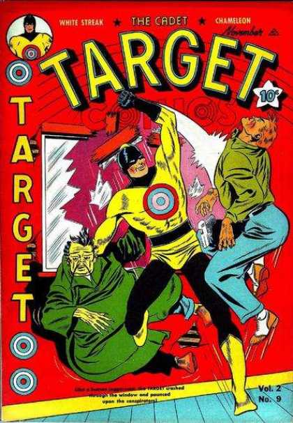 Target Comics 21 - White Streak - The Cadet - Chameleon - Fight - Broken Window