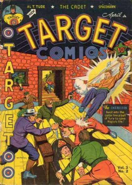 Target Comics 26 - Stairs - The Chameleon - Cellar - Spacehawk - The Cadet