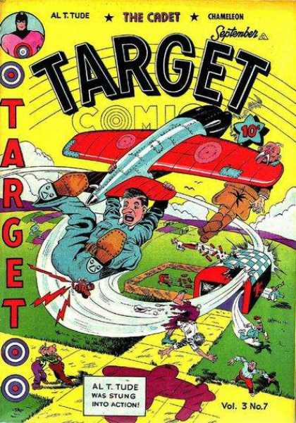 Target Comics 31 - The Cadet - Al Ttude - Chameleon - Target - Airplane