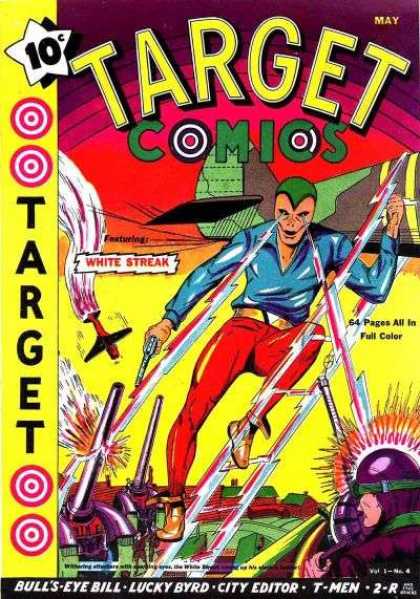 Target Comics 4 - White Streak - Lucky Byrd - Bulls-eye Bill - City Editor - T-men