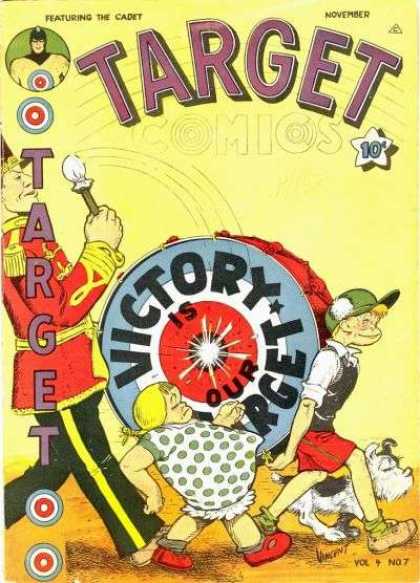 Target Comics 43 - Victory Is Our Target - Drum - Marching Band Uniform - Polka Dot Dress - The Cadet