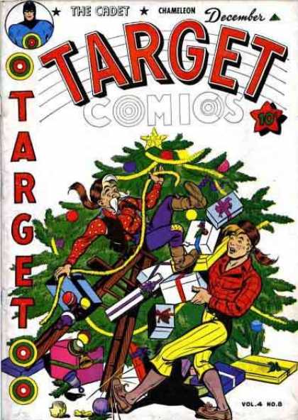 Target Comics 44 - Target - The Cadet - Christmas Tree - Chameleon - Presents