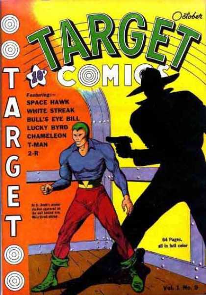 Target Comics 9 - Space Hawk - White Streak - Lucky Byrd - Chameleon - T-man