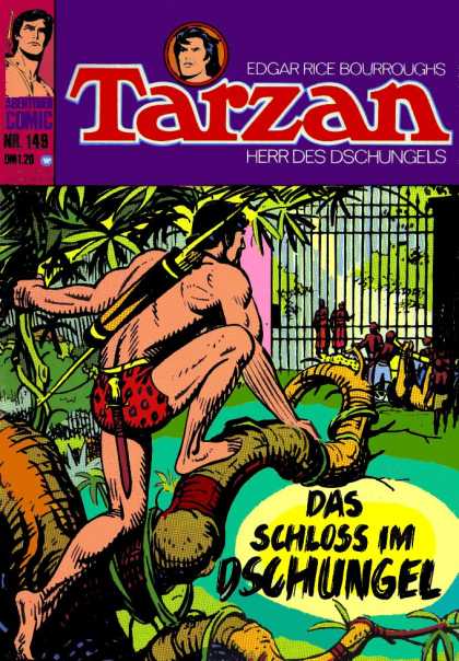 Tarzan (German) 12 - Jungle - Tree - Bow And Arrow - King Of The Jungle - Fence