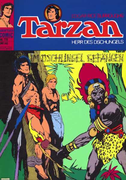 Tarzan (German) 28 - Men - Jungle - Spears - Native - Headdress