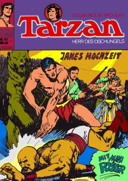 Tarzan (German) 33 - Gun - Janes Hochzeit - Three Men - One Women - Mit Mini Poster