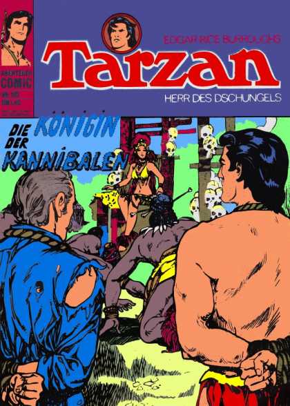 Tarzan (German) 34 - Skull - Kannibalen - German Comics - Queen - Scalves