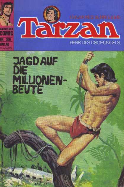 Tarzan (German) 48 - Tree - Brand - Swing - Loin Cloth - Muscles
