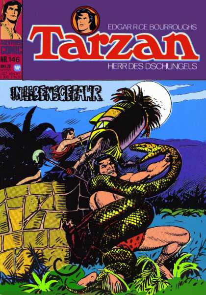 Tarzan (German) 9 - Water - Snake - Men - Moon - Sky