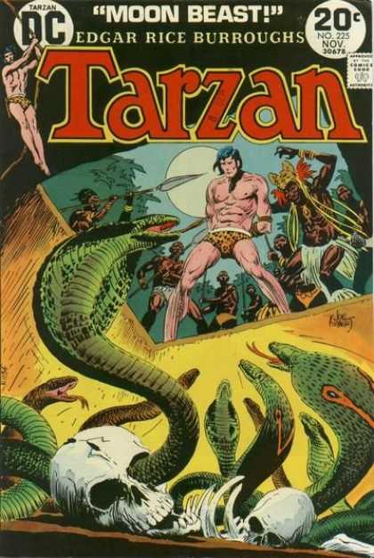 Tarzan of the Apes (1972) 19 - Cobras - Skulls - Snakes - Pit Of Snakes - Primitive Tribe