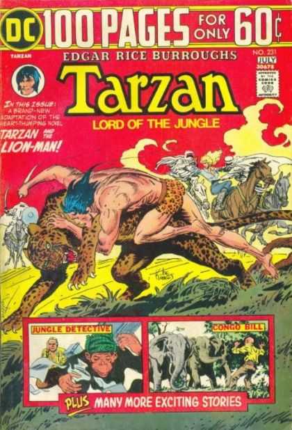 Lion-man - Jungle Detective - Congo Bill - Edgar Rice Burroughs - Cougar Tarzan of the Apes (1972) 25 - Lion-man - Jungle Detective - Congo Bill - Edgar Rice Burroughs - Cougar
