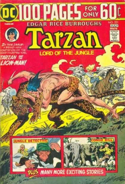 Tarzan of the Apes (1972) 25 - Lion-man - Jungle Detective - Congo Bill - Edgar Rice Burroughs - Cougar