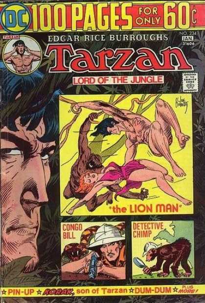 Tarzan of the Apes (1972) 28 - Lion Man - Dc - Dc Comics - Tarzan - Lord Of The Jungle