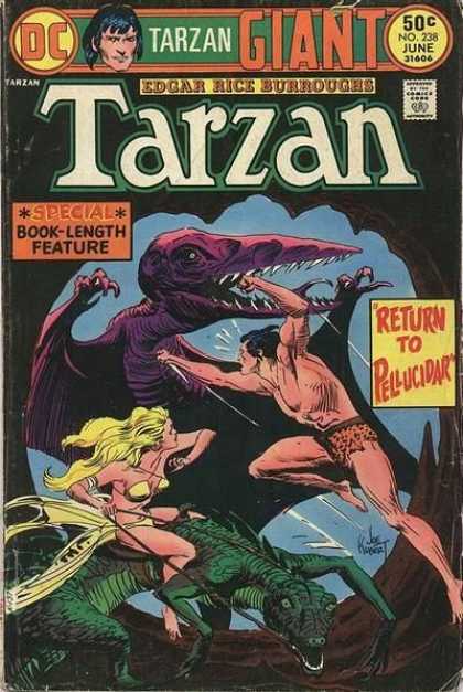 Tarzan of the Apes (1972) 32 - Dinosaur - Giant - Special - Return To Pellucidar - Woman