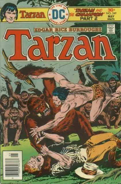 Dc Comics - Edgar Rice Burroughs - Ape - Stick - Cheetah Print Tarzan of the Apes (1972) 43 - Dc Comics - Edgar Rice Burroughs - Ape - Stick - Cheetah Print
