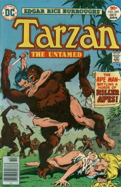 Tarzan of the Apes (1972) 48 - Killer Apes - Knife - Gorilla - Untamed - Ape Man