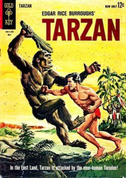 Tarzan of the Apes 2 - Tarzan - Gold Key - Edgar Rice Burrough - Torodon - Lost Land