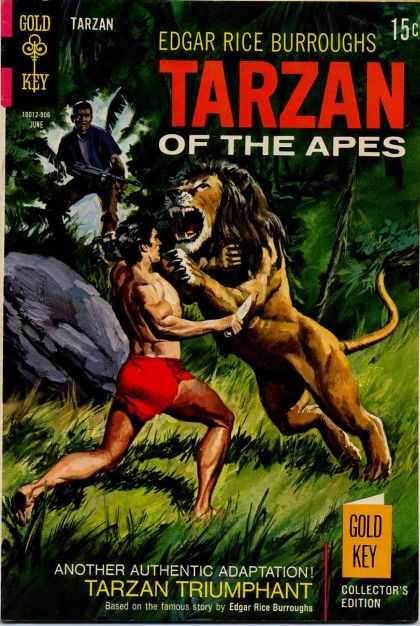 Tarzan of the Apes 51 - Lion - Dagger - Gun - Hunter - Peril