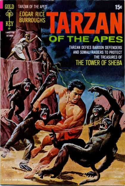 Tarzan of the Apes 71 - Baboons - Tower Of Sheba - Edgar Rice Burroughs - Classic - Lightening