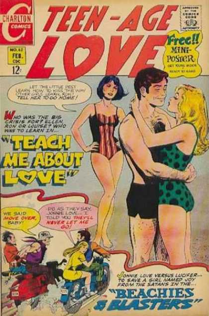Teen-Age Love 62 - Teen-age Love - Beachies U0026 Blasters - Charlton Comics - Teach Me About Love - No 62