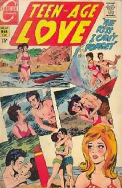 Teen-Age Love 69 - Sweet - Couple - Honey Moon - Sea - Kissing
