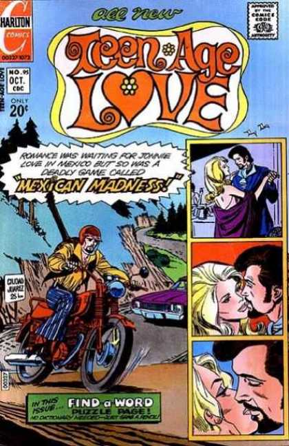 Teen-Age Love 95 - Mexico - Motorbike - Rider - Car - Winding Road