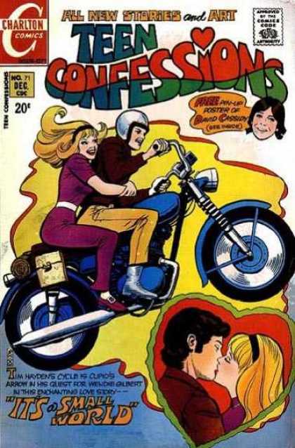 Teen Confessions 71 - Motorcycle - Small World - Helmet - Kissing - Cassidy