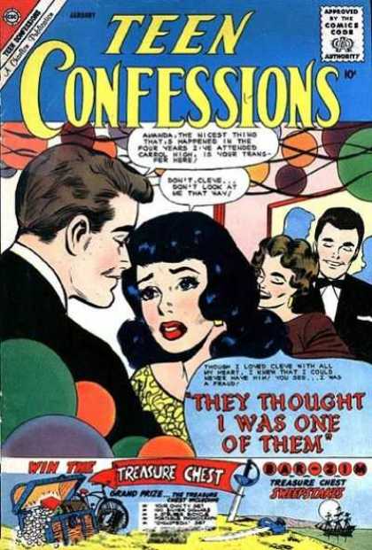 Teen Confessions 9 - Party - Balloons - Brunette - Treasure Chest - Tuxedo