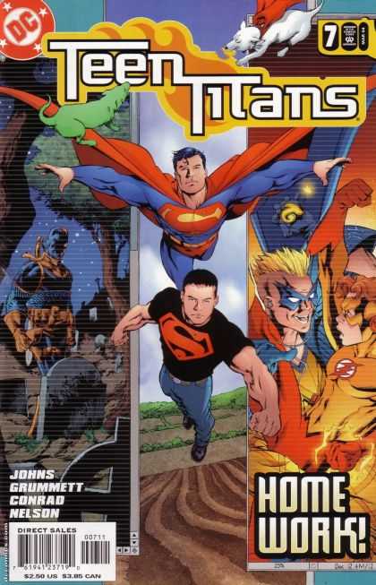 Teen Titans (2003) 7 - Dc - Home Work - Johns - Grummett - Conred - Mike McKone