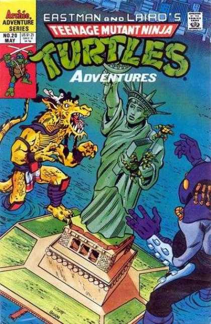 Teenage Mutant Ninja Turtles Adventures 2 20 - Saving New York - Four Heros - Pizza Time - Guards Of New York - Tmnt Back In New York
