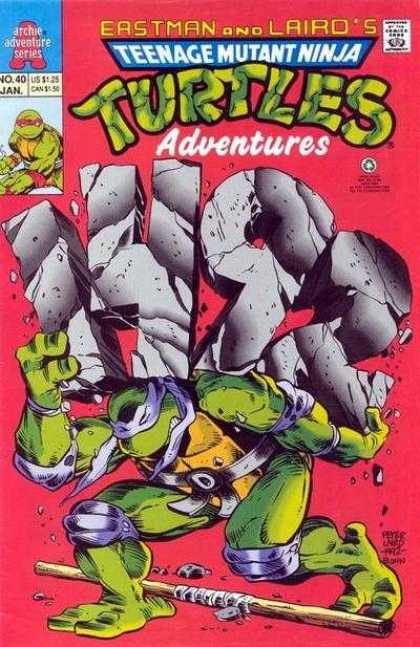 Teenage Mutant Ninja Turtles Adventures 2 40 - Eastman And Laird - 40 - Archie - Stick - Weight