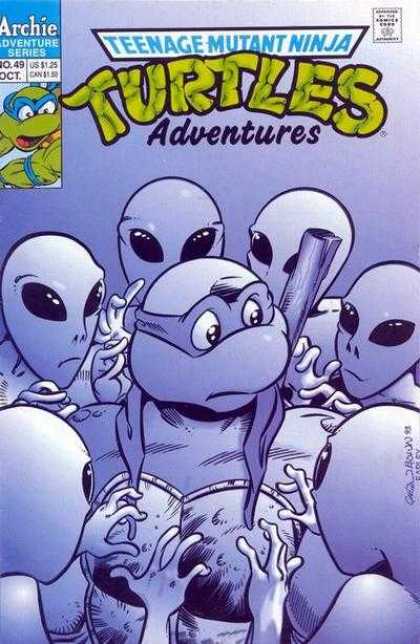 Teenage Mutant Ninja Turtles Adventures 2 49 - Aliens - Leonardo - Donatello - Michaelangelo - Raphael