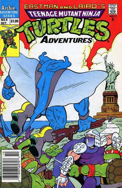 Teenage Mutant Ninja Turtles Adventures 2 5 - Eastman - Laird - Archie - Adventure Series - Statue Of Liberty