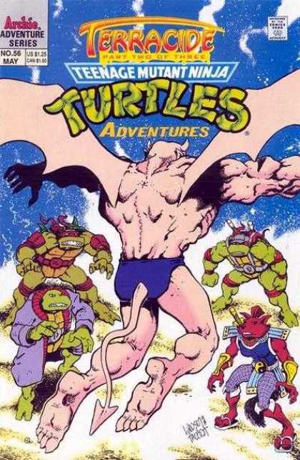 Teenage Mutant Ninja Turtles Adventures 2 56 - Archie - Archie Comics - Turtles - Terracide - Gargoyle