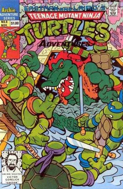 Teenage Mutant Ninja Turtles Adventures 2 6 - Turtles In Trouble - Mighty Fight - Right Is Might - Might Is Right - Snarl In A Brawl